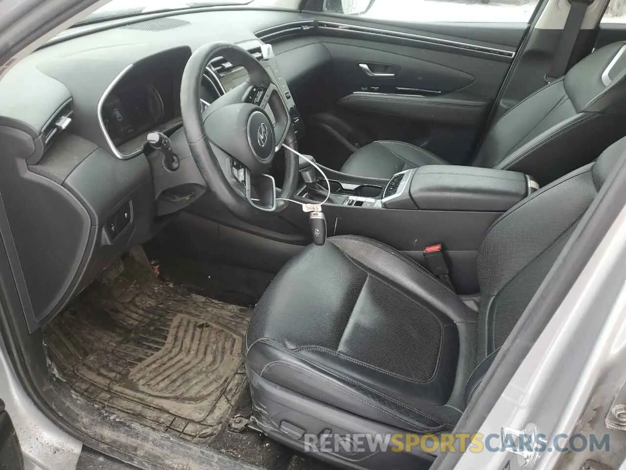 7 fotografías del automóvil dañado KM8JCCAE7NU161545 HYUNDAI TUCSON 2022