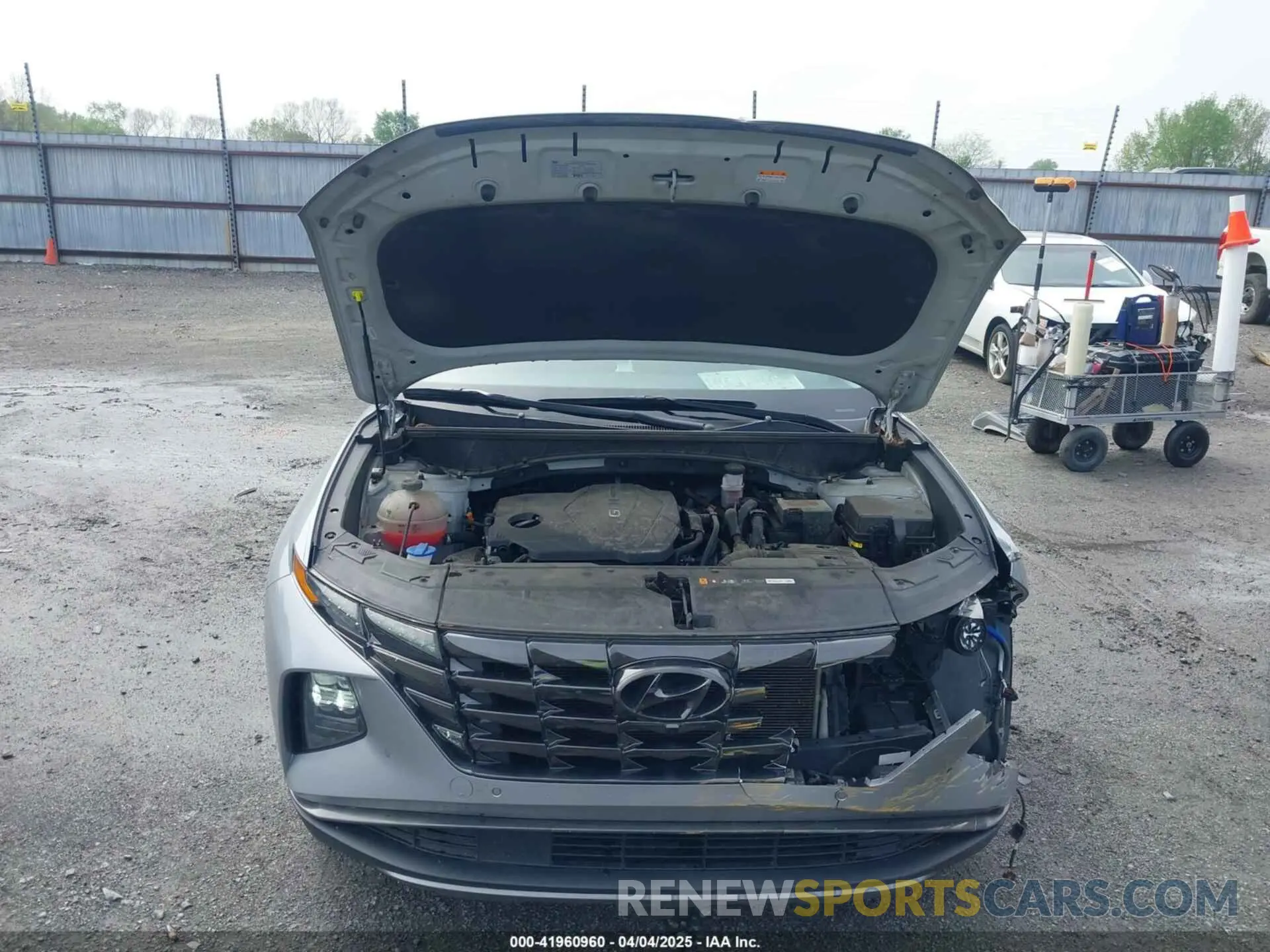 10 fotografías del automóvil dañado KM8JE3AE8NU057172 HYUNDAI TUCSON 2022
