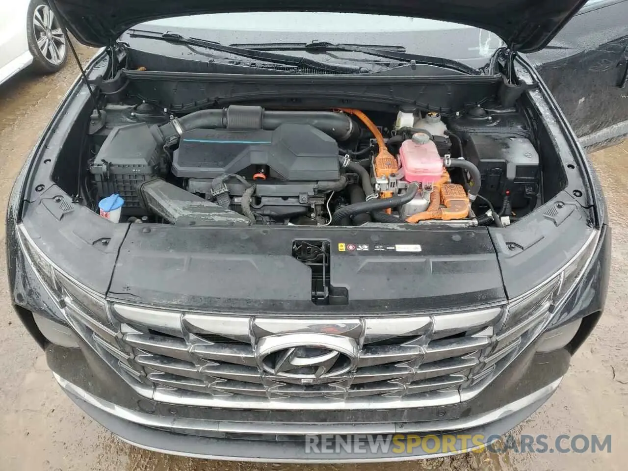 11 fotografías del automóvil dañado KM8JECA10NU047815 HYUNDAI TUCSON 2022