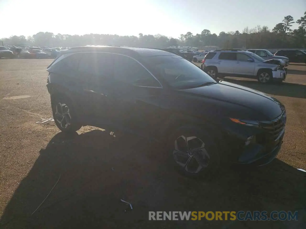 4 fotografías del automóvil dañado KM8JECA11NU082931 HYUNDAI TUCSON 2022