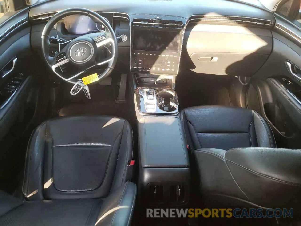 8 fotografías del automóvil dañado KM8JECA11NU082931 HYUNDAI TUCSON 2022