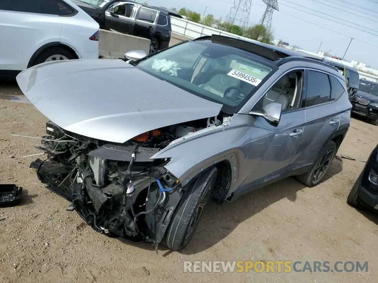 1 fotografías del automóvil dañado KM8JECA12NU038310 HYUNDAI TUCSON 2022