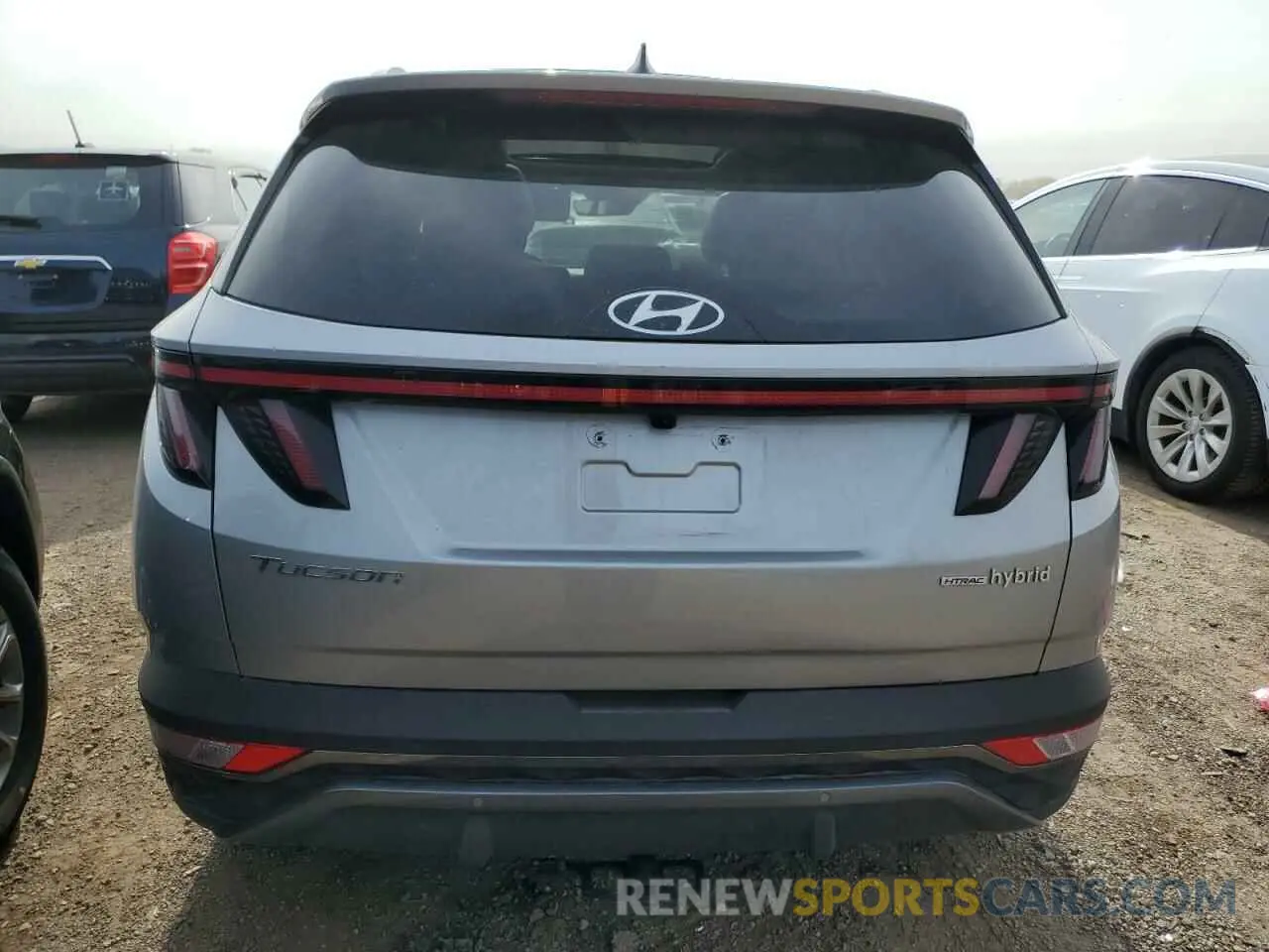 6 fotografías del automóvil dañado KM8JECA12NU038310 HYUNDAI TUCSON 2022