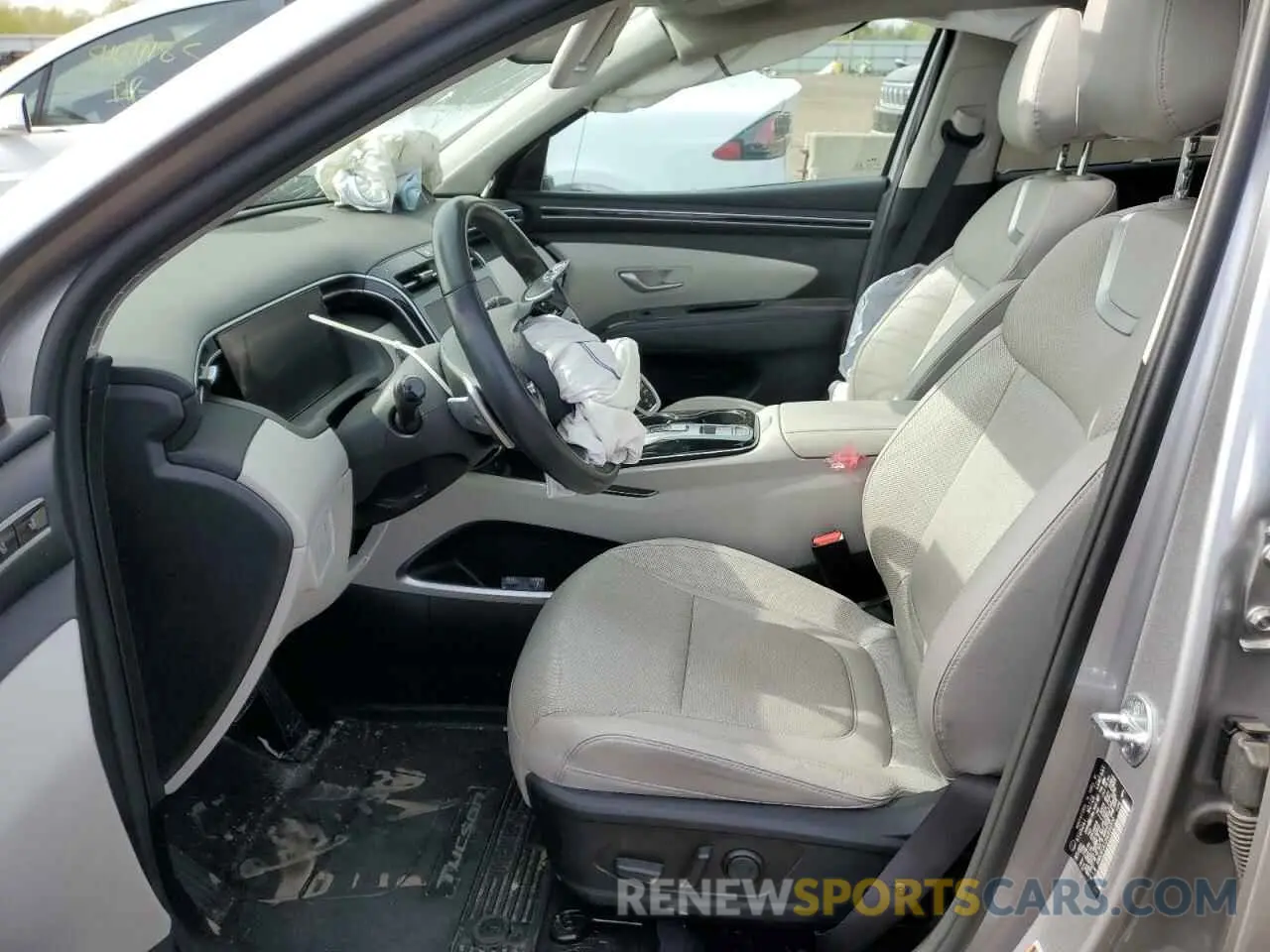 7 fotografías del automóvil dañado KM8JECA12NU038310 HYUNDAI TUCSON 2022
