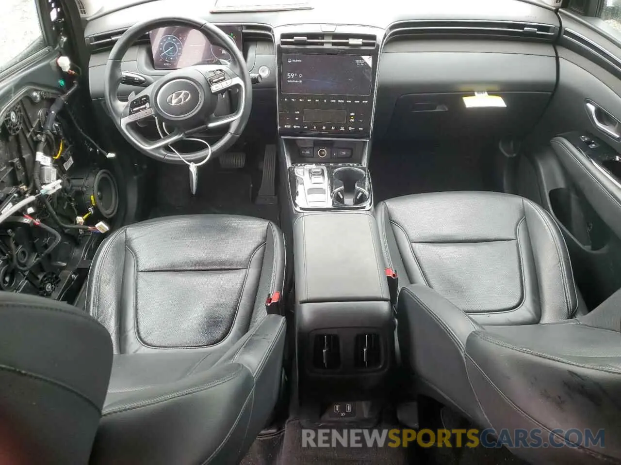 8 fotografías del automóvil dañado KM8JECA13NU059358 HYUNDAI TUCSON 2022