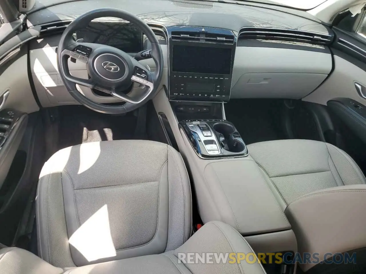 8 fotografías del automóvil dañado KM8JECA18NU052468 HYUNDAI TUCSON 2022