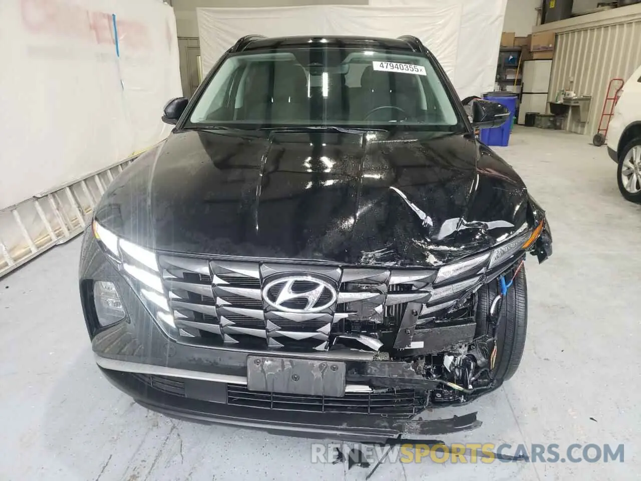 5 fotografías del automóvil dañado KM8JFCA10NU074106 HYUNDAI TUCSON 2022