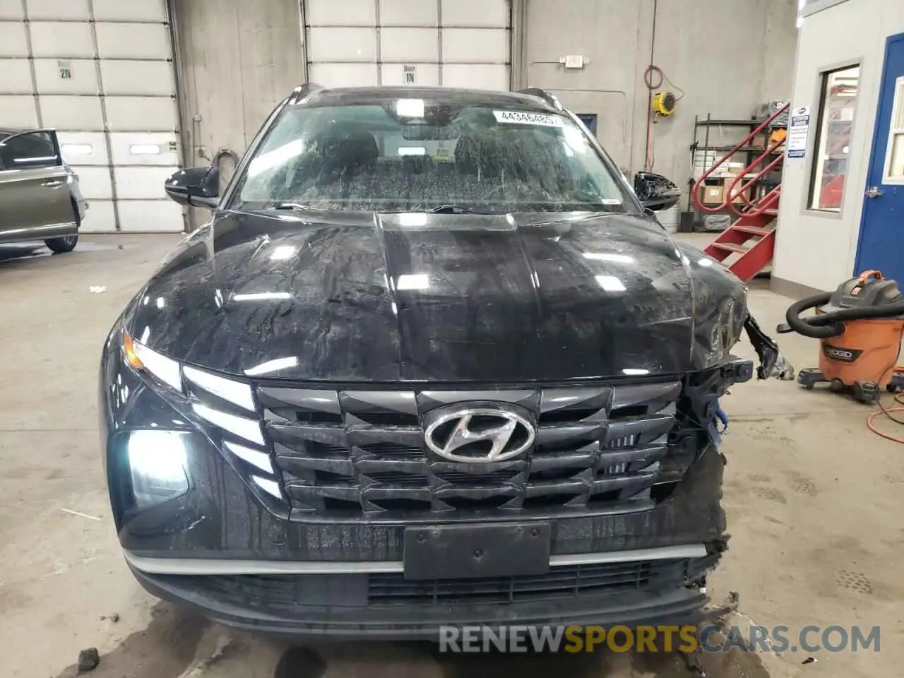 5 fotografías del automóvil dañado KM8JFCA11NU026436 HYUNDAI TUCSON 2022