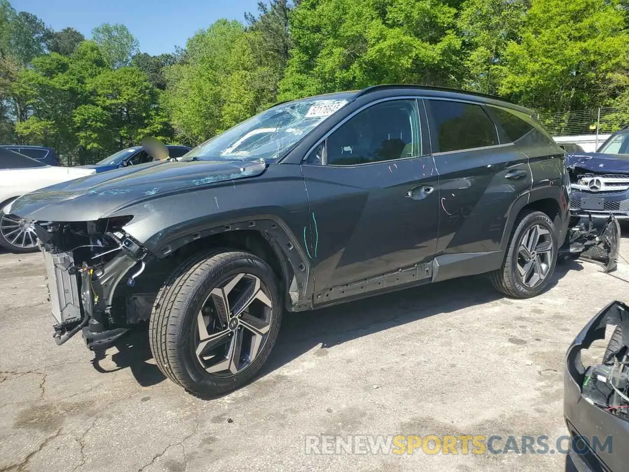 1 fotografías del automóvil dañado KM8JFCA12NU012397 HYUNDAI TUCSON 2022