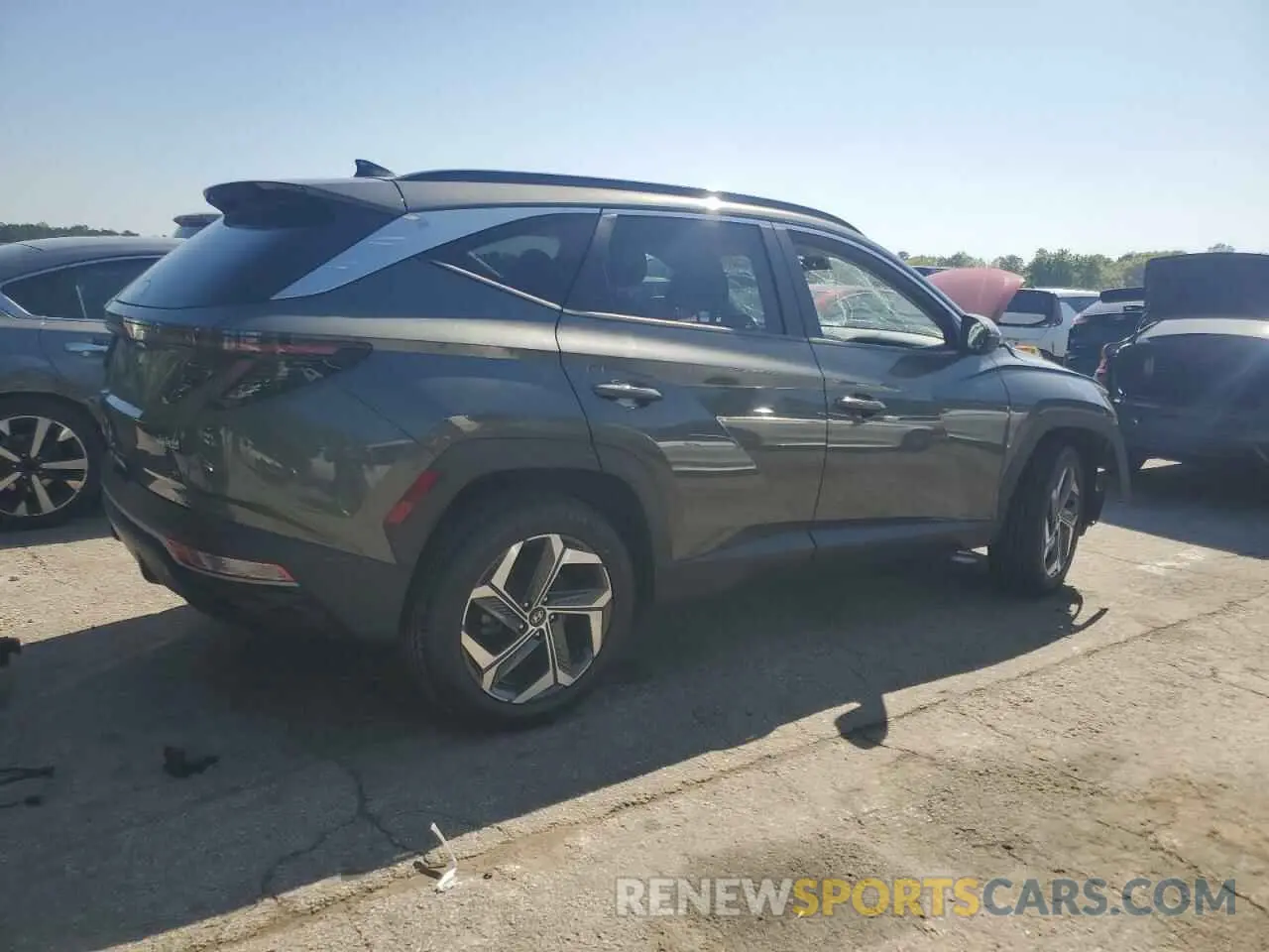 3 fotografías del automóvil dañado KM8JFCA12NU012397 HYUNDAI TUCSON 2022