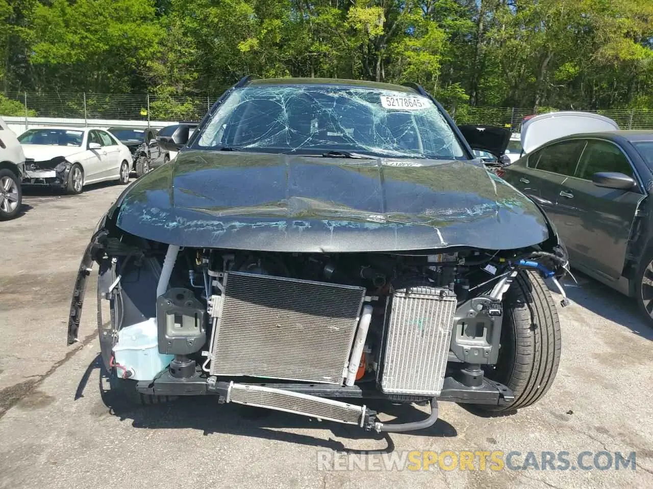 5 fotografías del automóvil dañado KM8JFCA12NU012397 HYUNDAI TUCSON 2022
