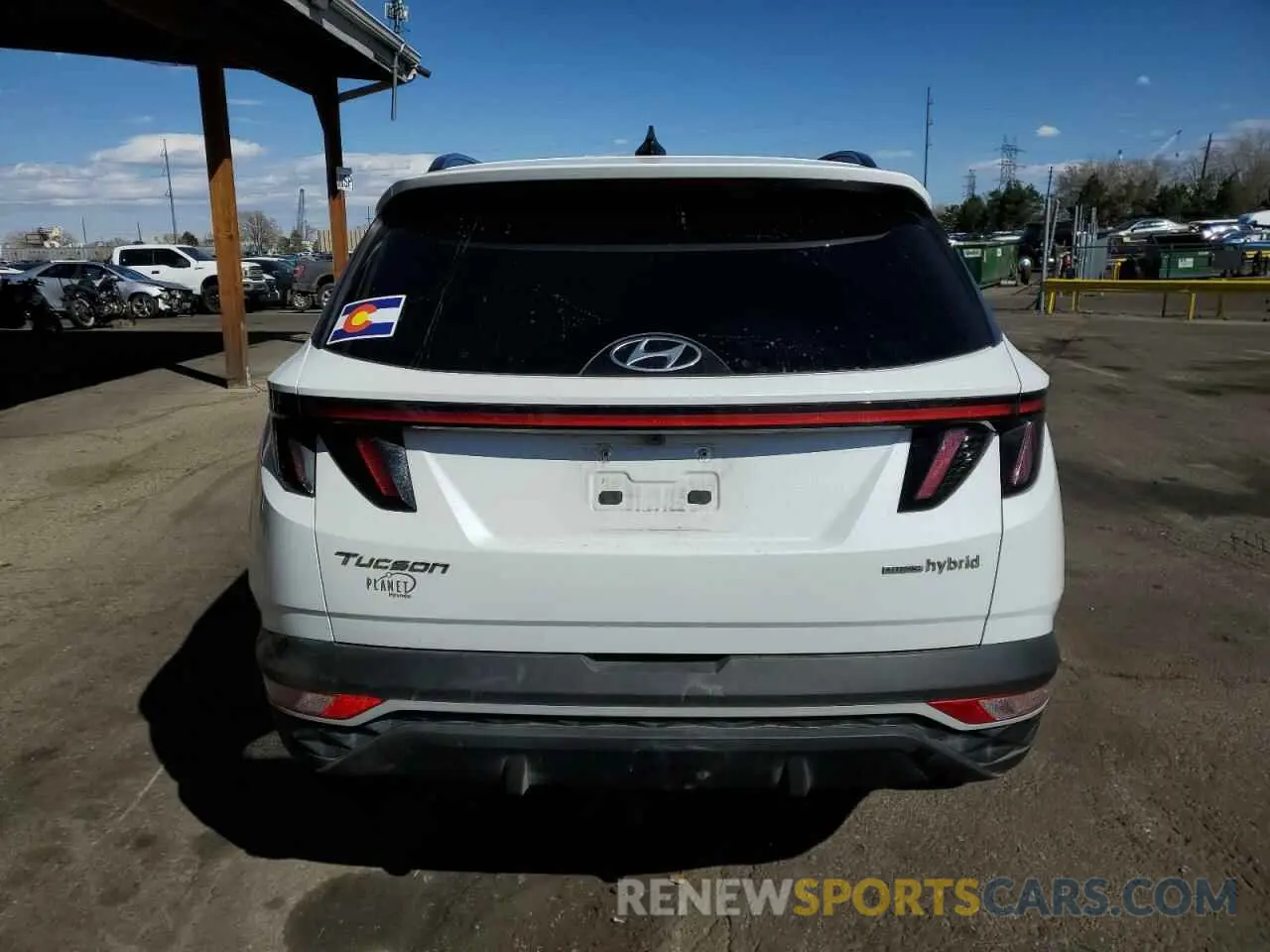 6 fotografías del automóvil dañado KM8JFCA14NU034238 HYUNDAI TUCSON 2022