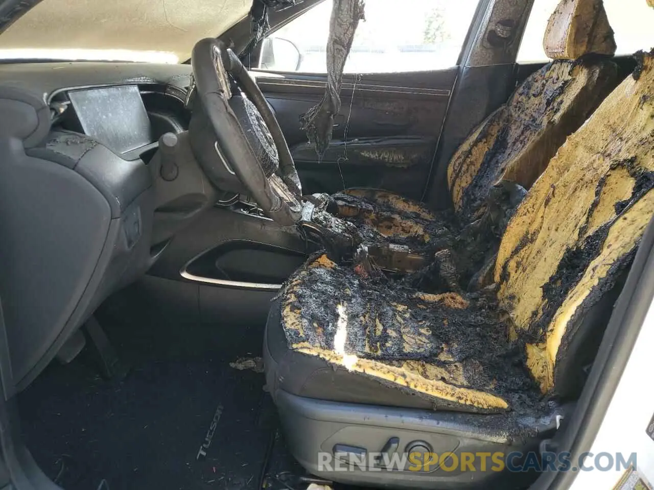 7 fotografías del automóvil dañado KM8JFCA14NU034238 HYUNDAI TUCSON 2022