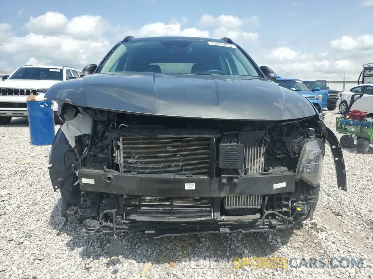 5 fotografías del automóvil dañado KM8JFCA15NU067510 HYUNDAI TUCSON 2022