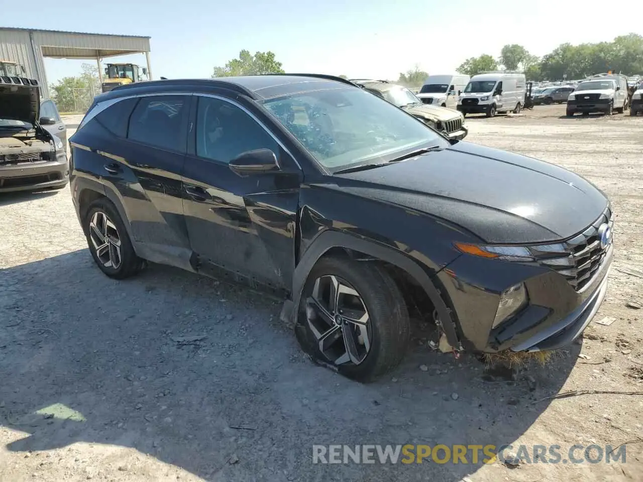 4 fotografías del automóvil dañado KM8JFCA16NU081545 HYUNDAI TUCSON 2022