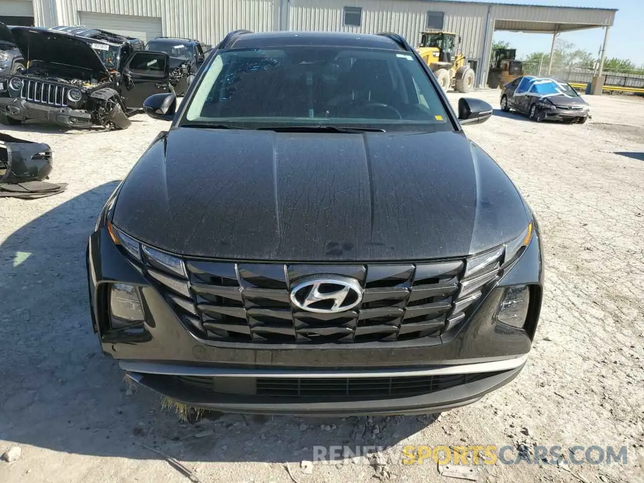 5 fotografías del automóvil dañado KM8JFCA16NU081545 HYUNDAI TUCSON 2022