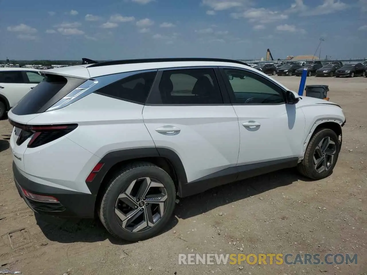 3 fotografías del automóvil dañado KM8JFCA17NU014047 HYUNDAI TUCSON 2022