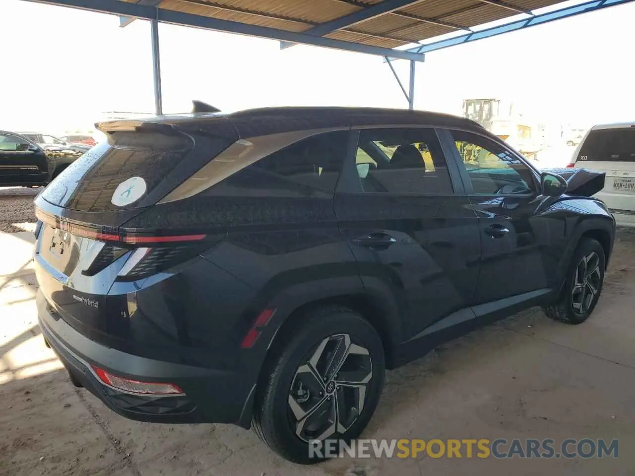 3 fotografías del automóvil dañado KM8JFCA19NU074587 HYUNDAI TUCSON 2022