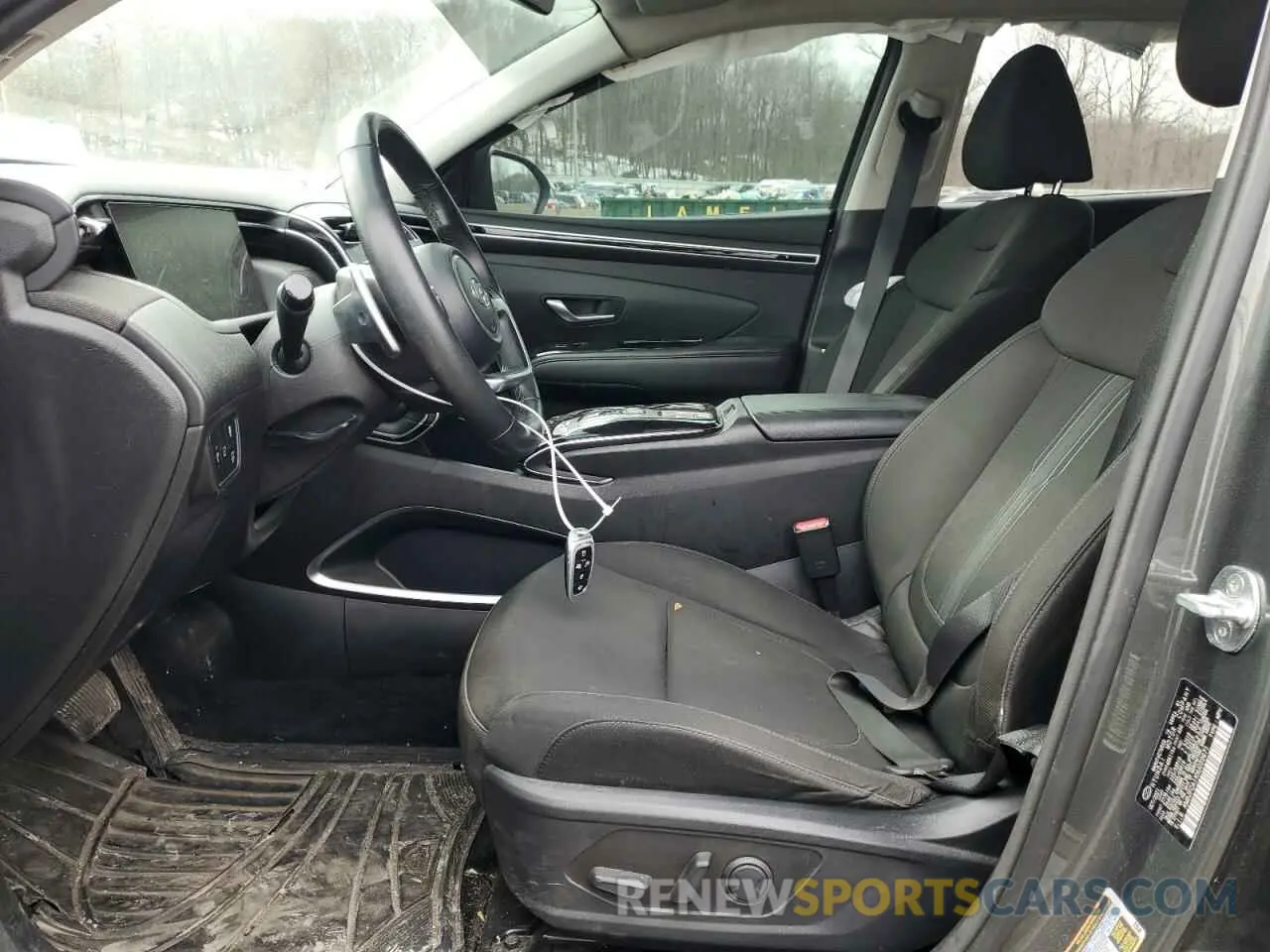 7 fotografías del automóvil dañado KM8JFCA1XNU039671 HYUNDAI TUCSON 2022