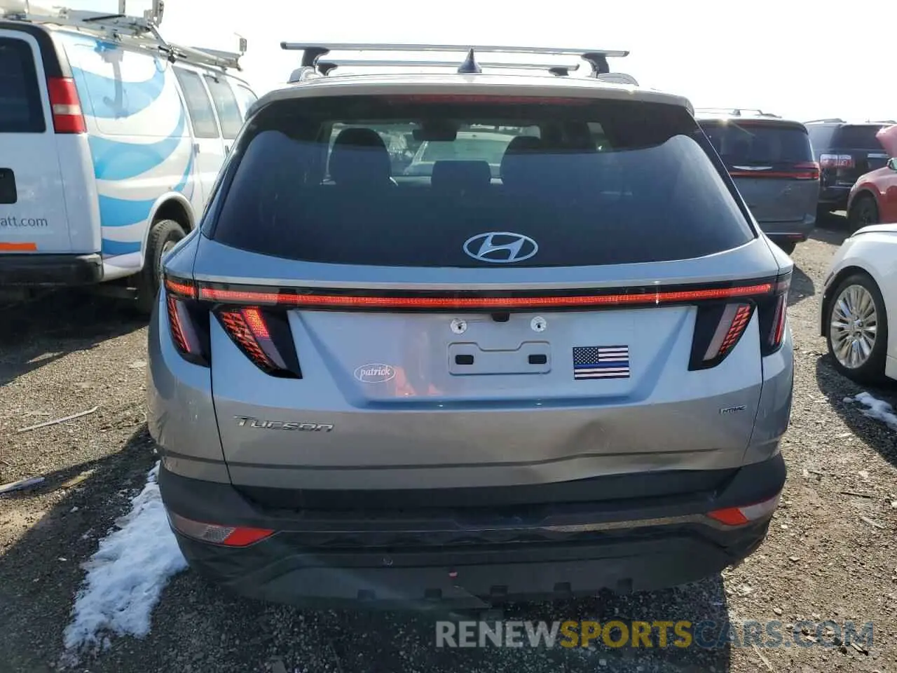 6 fotografías del automóvil dañado KM8JFCAE1NU155294 HYUNDAI TUCSON 2022