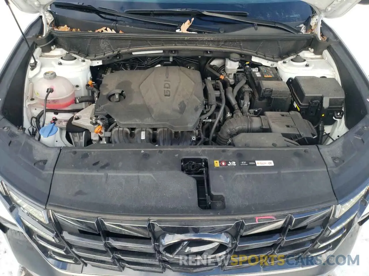 11 fotografías del automóvil dañado KM8JFCAE4NU151370 HYUNDAI TUCSON 2022