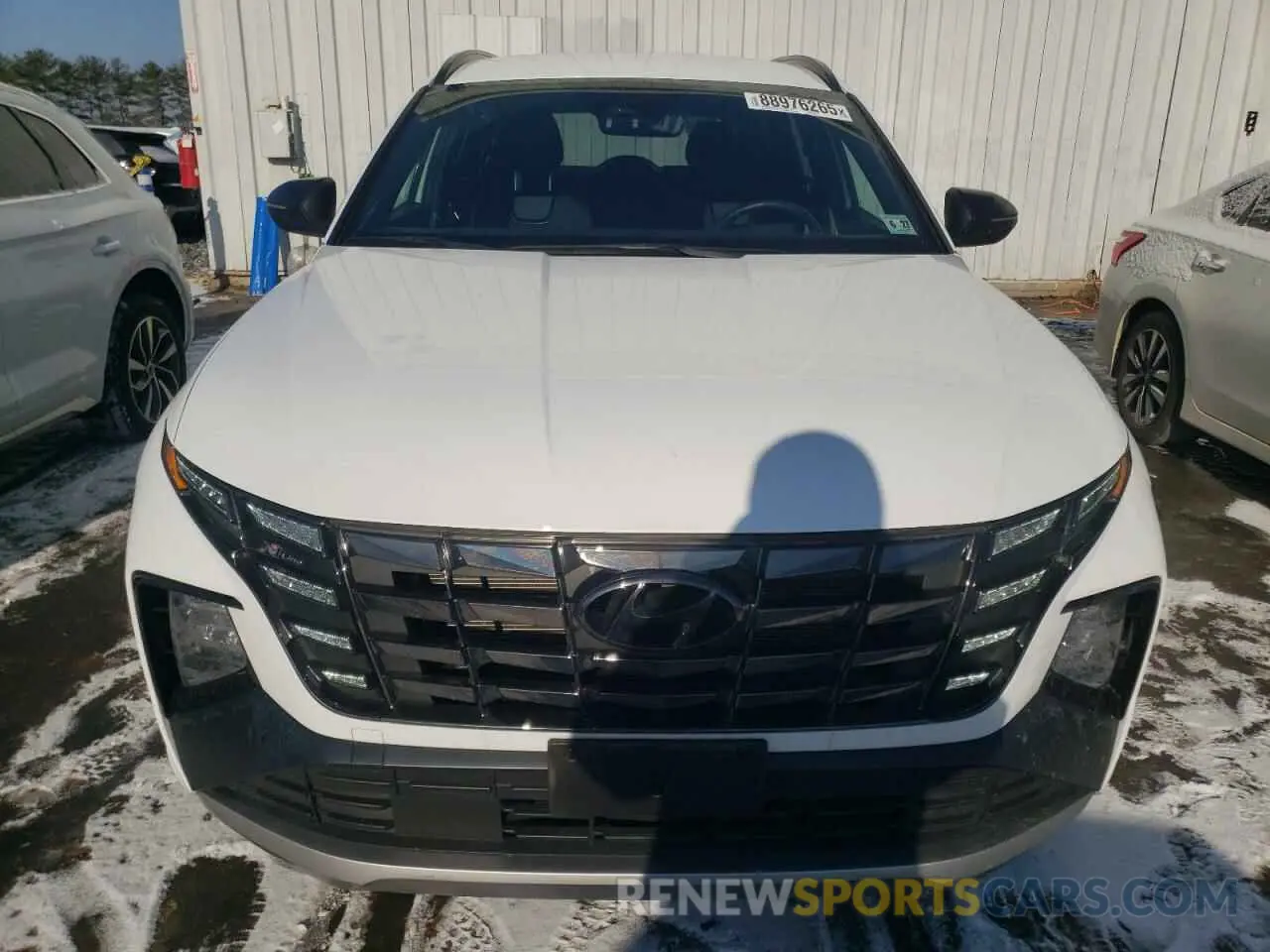 5 fotografías del automóvil dañado KM8JFCAE4NU151370 HYUNDAI TUCSON 2022