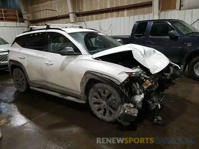 12 fotografías del automóvil dañado KM8JFCAE8NU107842 HYUNDAI TUCSON 2022