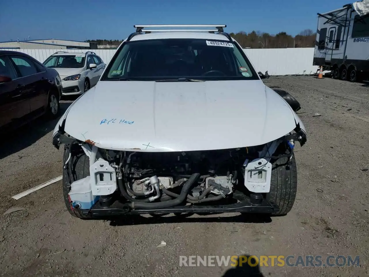 5 fotografías del automóvil dañado KM8JFCAEXNU110757 HYUNDAI TUCSON 2022