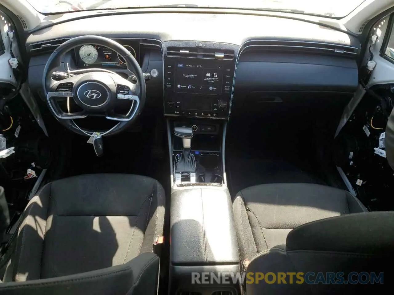 8 fotografías del automóvil dañado KM8JFCAEXNU110757 HYUNDAI TUCSON 2022
