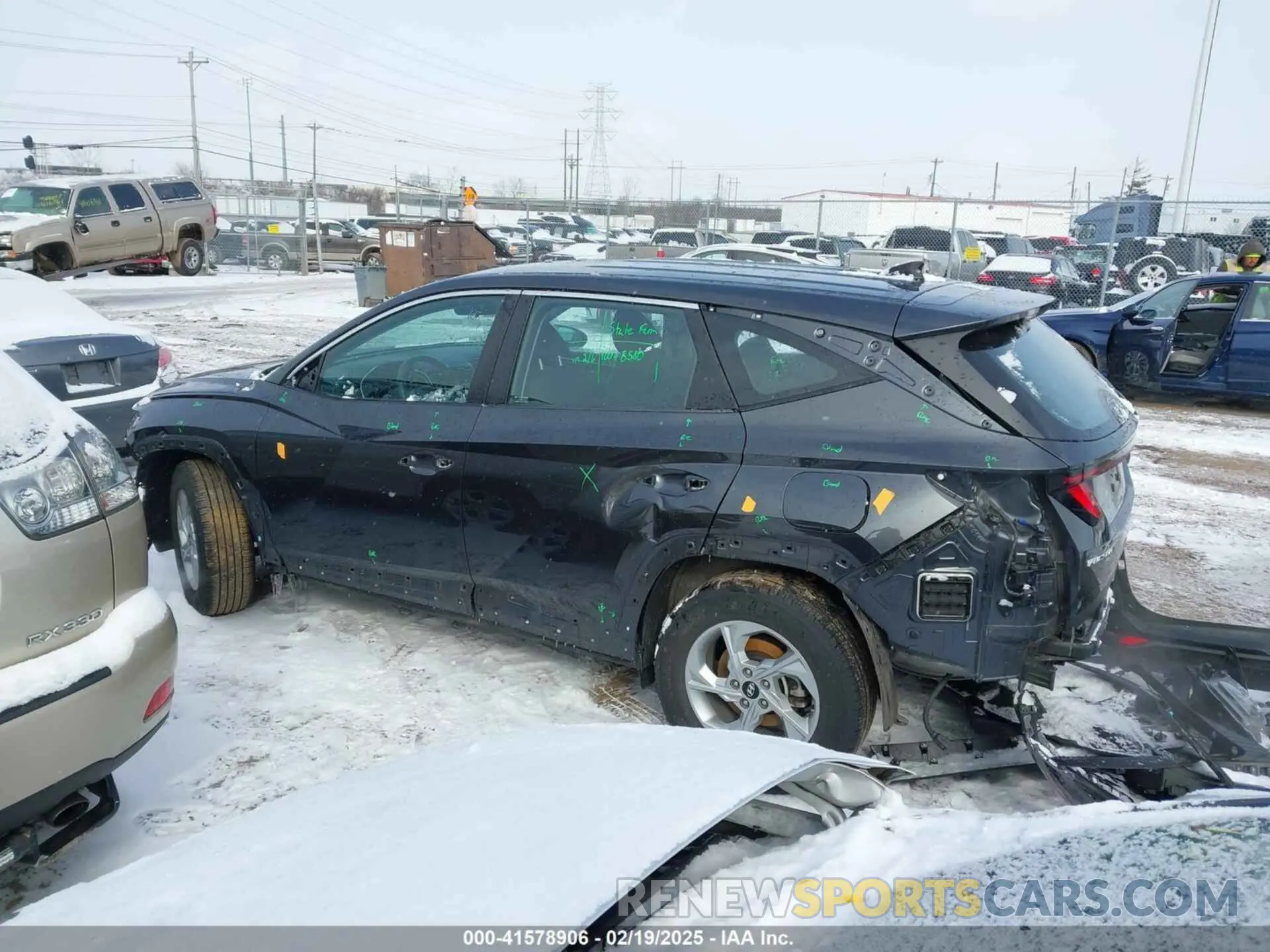 15 fotografías del automóvil dañado 5NMJA3AE3PH170327 HYUNDAI TUCSON 2023
