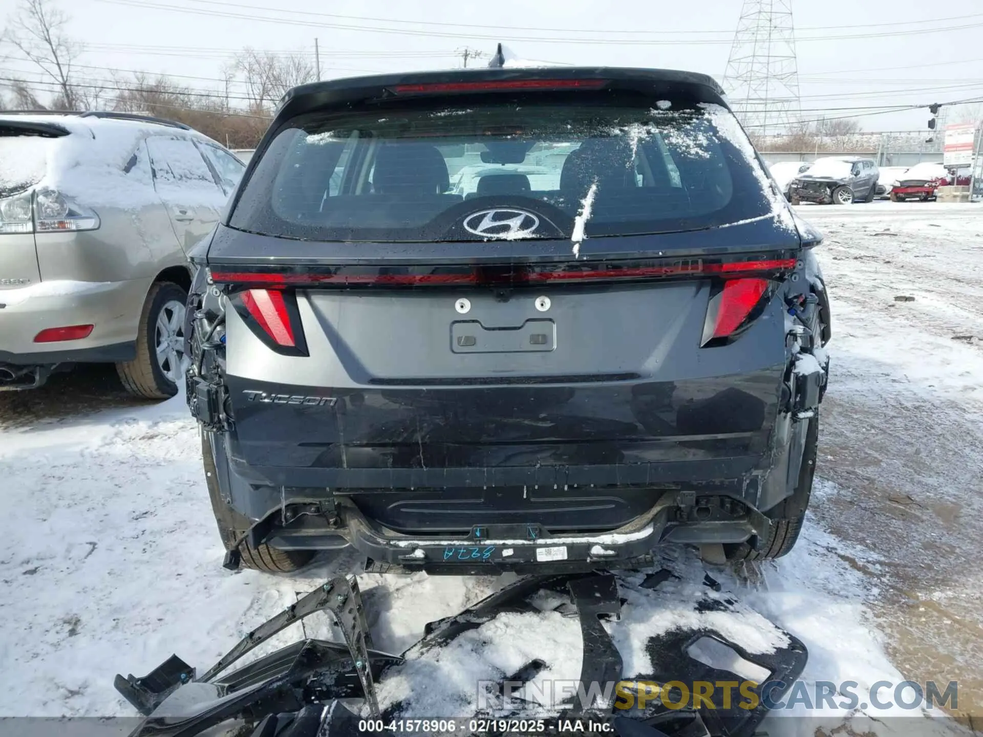 17 fotografías del automóvil dañado 5NMJA3AE3PH170327 HYUNDAI TUCSON 2023