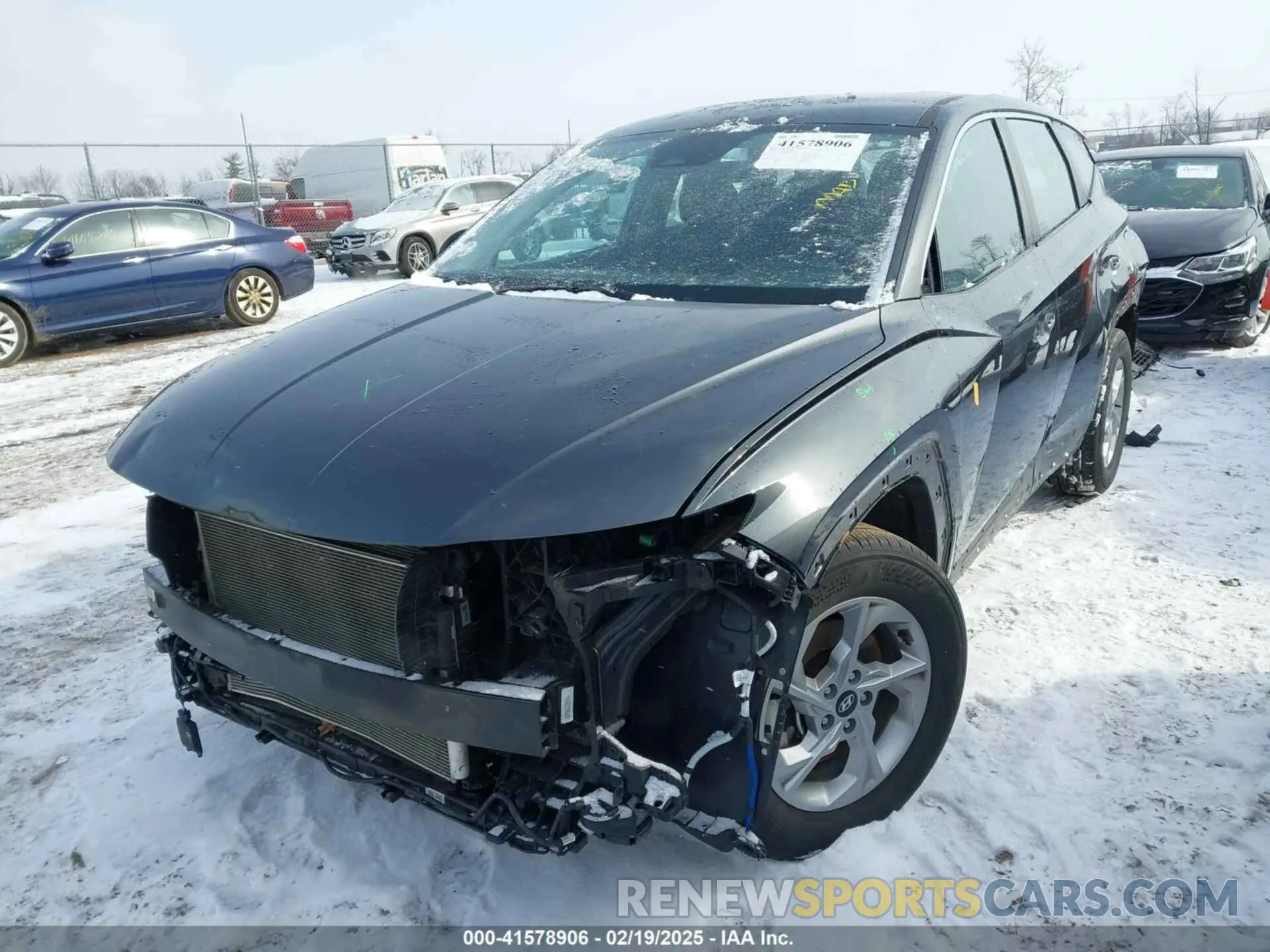 2 fotografías del automóvil dañado 5NMJA3AE3PH170327 HYUNDAI TUCSON 2023