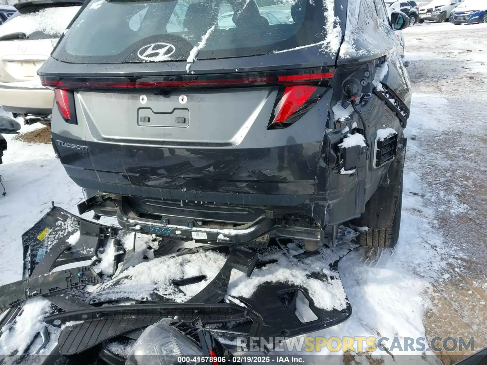 6 fotografías del automóvil dañado 5NMJA3AE3PH170327 HYUNDAI TUCSON 2023