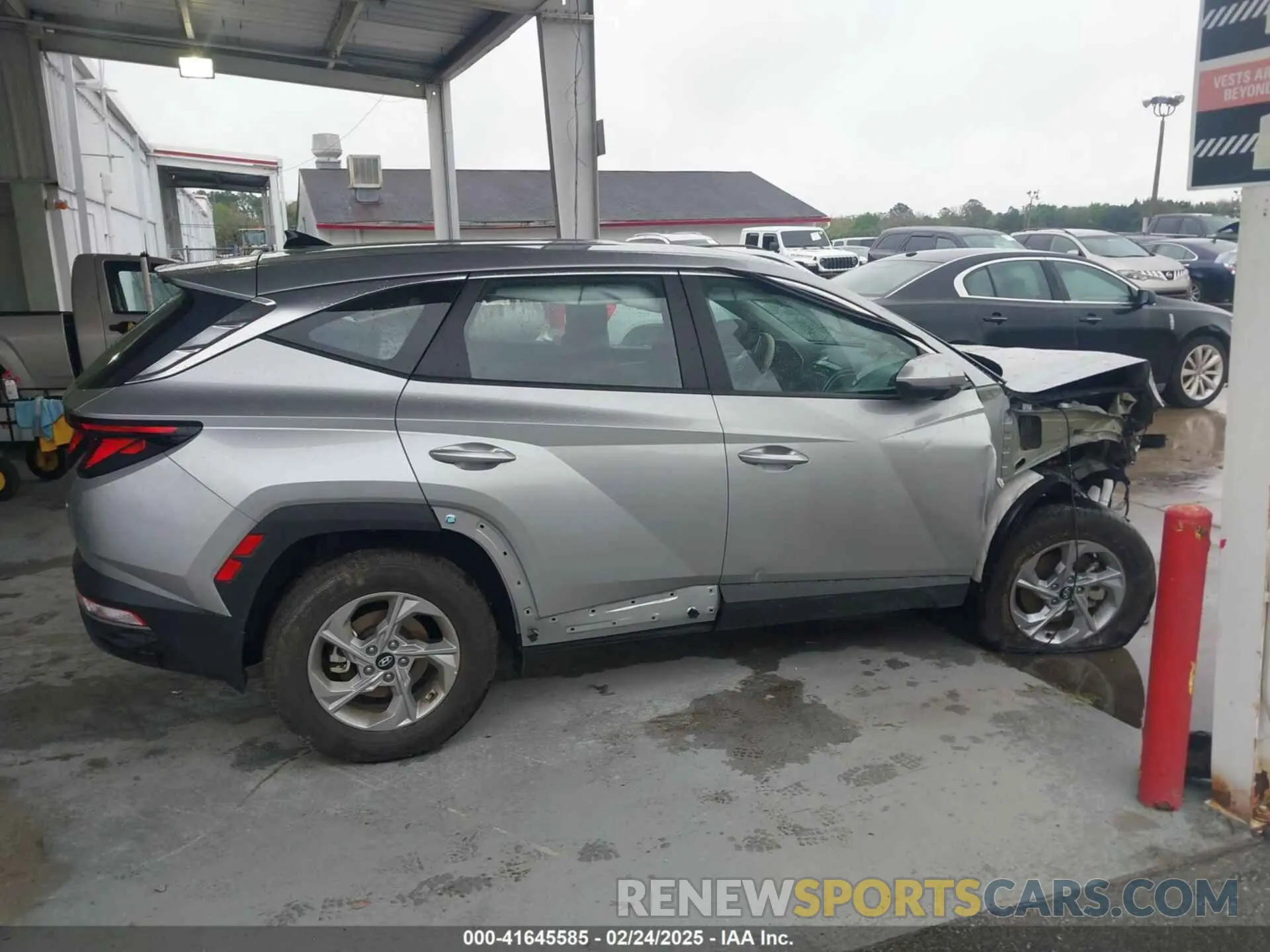 12 fotografías del automóvil dañado 5NMJACAE1PH267137 HYUNDAI TUCSON 2023