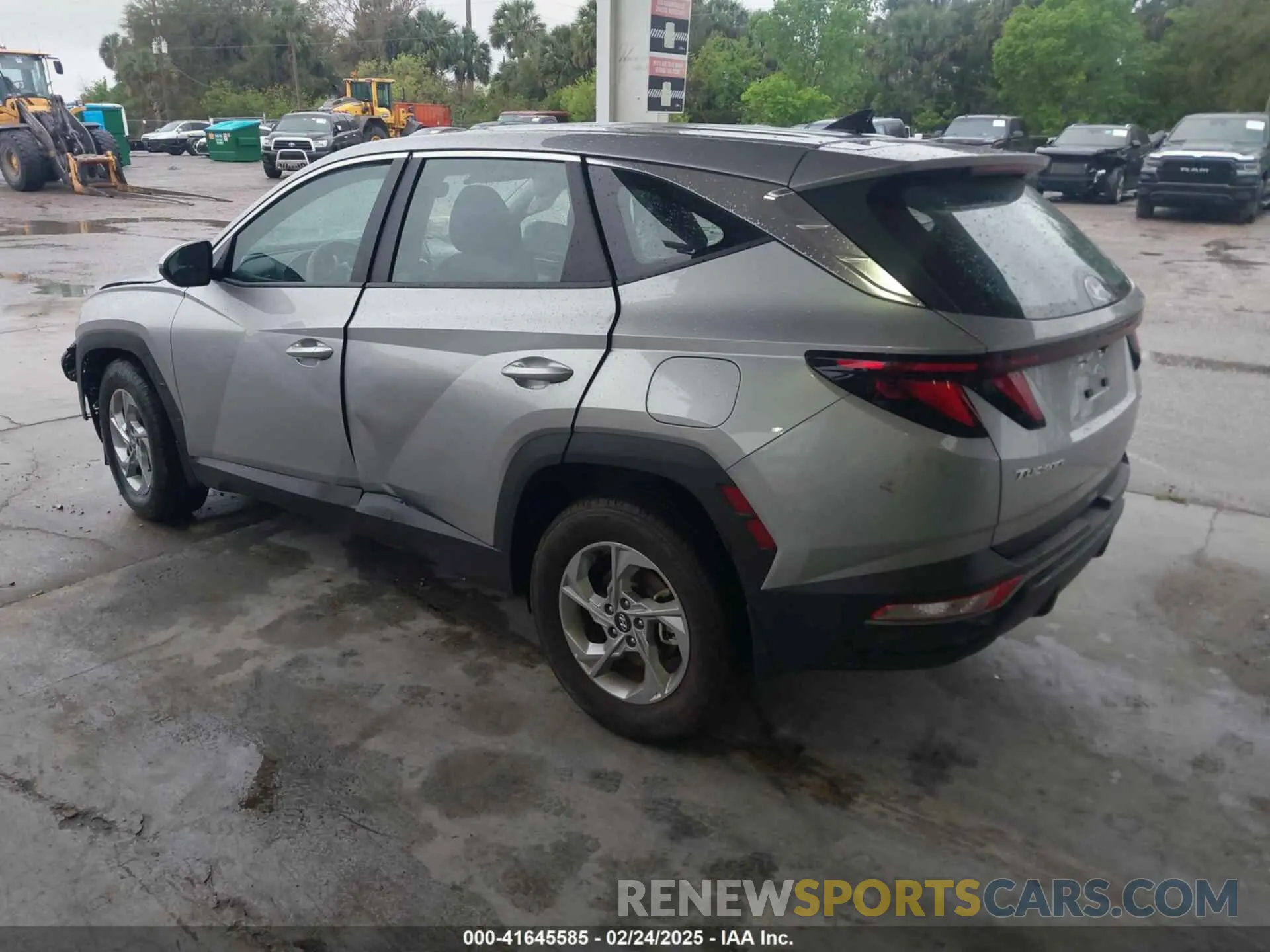 3 fotografías del automóvil dañado 5NMJACAE1PH267137 HYUNDAI TUCSON 2023