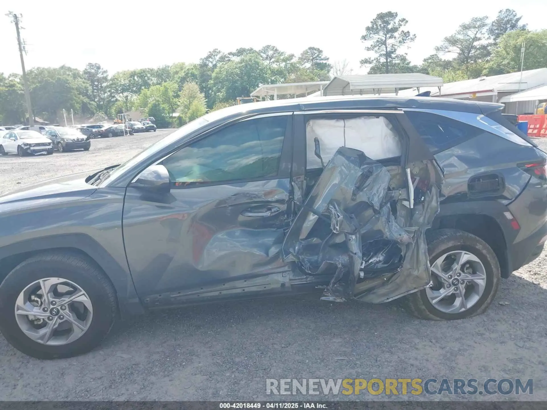14 fotografías del automóvil dañado 5NMJACAE3PH244278 HYUNDAI TUCSON 2023