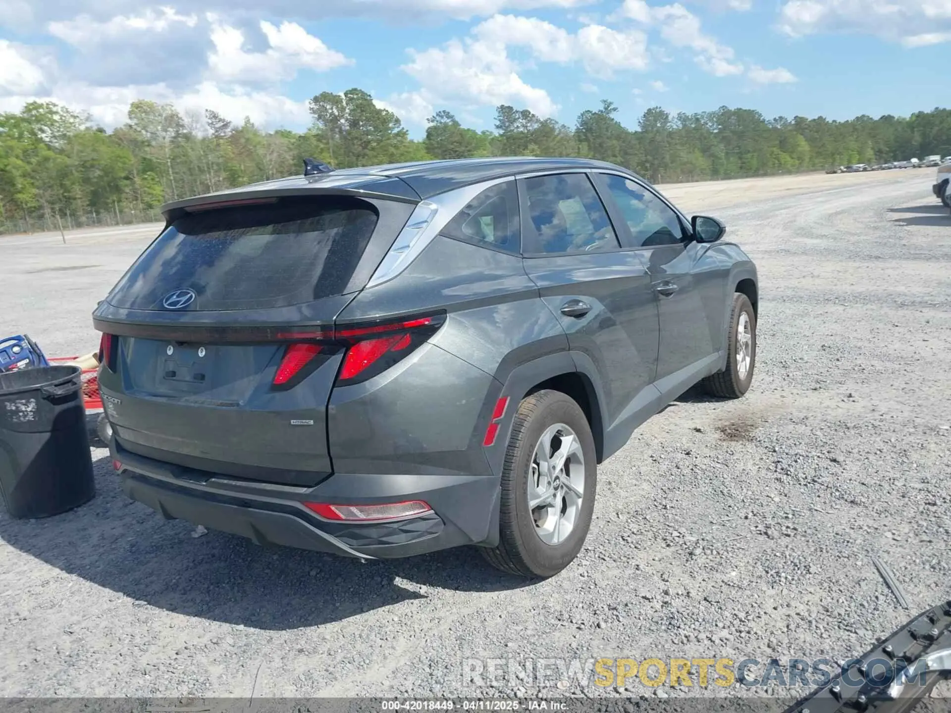 4 fotografías del automóvil dañado 5NMJACAE3PH244278 HYUNDAI TUCSON 2023