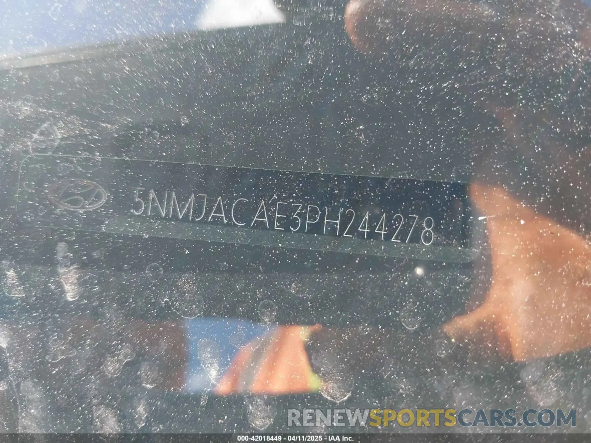 9 fotografías del automóvil dañado 5NMJACAE3PH244278 HYUNDAI TUCSON 2023