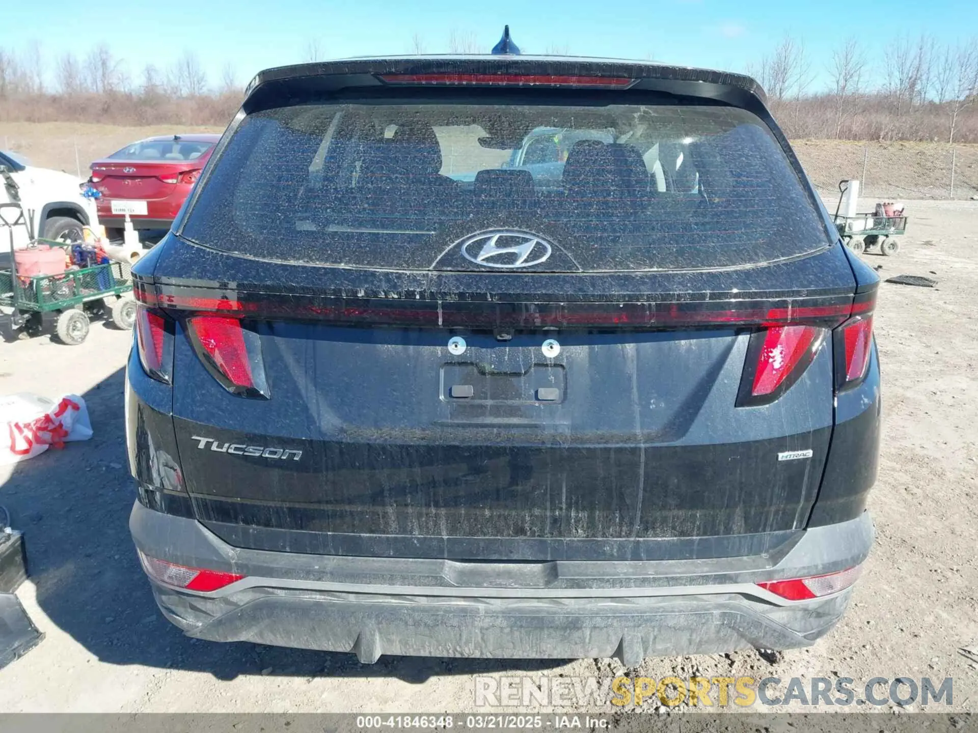 17 fotografías del automóvil dañado 5NMJACAE5PH183824 HYUNDAI TUCSON 2023
