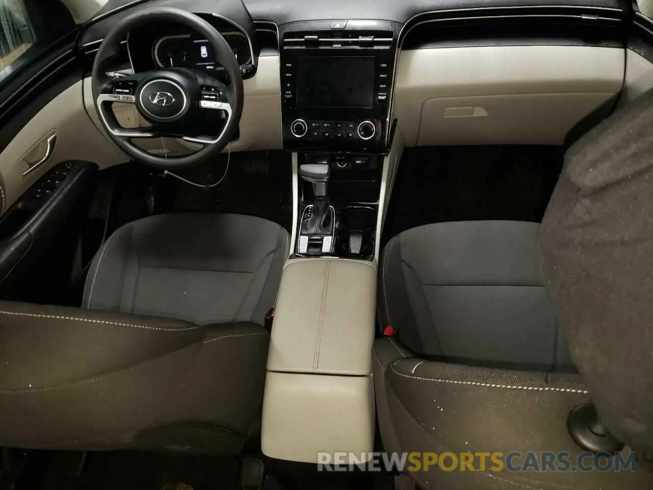 8 fotografías del automóvil dañado 5NMJACAE5PH235680 HYUNDAI TUCSON 2023