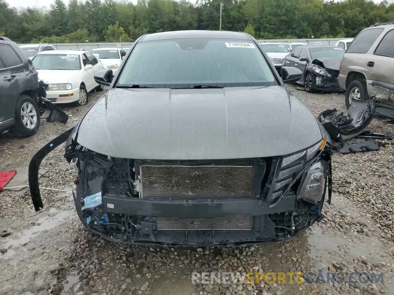 5 fotografías del automóvil dañado 5NMJACAE9PH247542 HYUNDAI TUCSON 2023