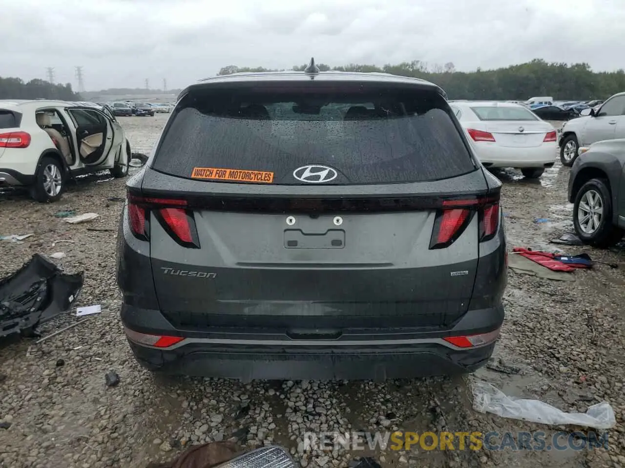 6 fotografías del automóvil dañado 5NMJACAE9PH247542 HYUNDAI TUCSON 2023