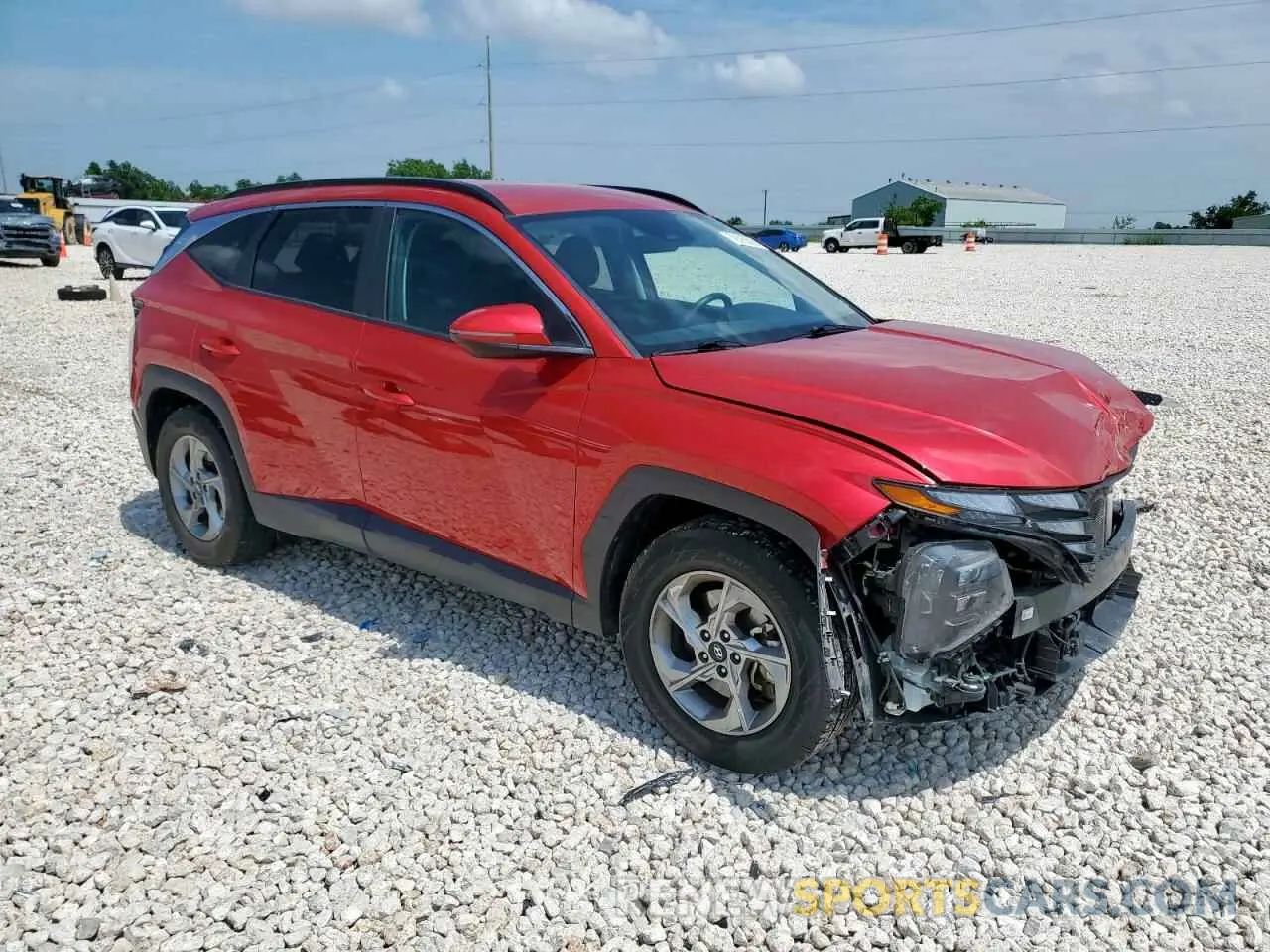 4 fotografías del automóvil dañado 5NMJB3AE1PH195773 HYUNDAI TUCSON 2023