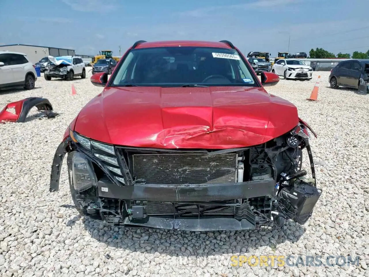 5 fotografías del automóvil dañado 5NMJB3AE1PH195773 HYUNDAI TUCSON 2023