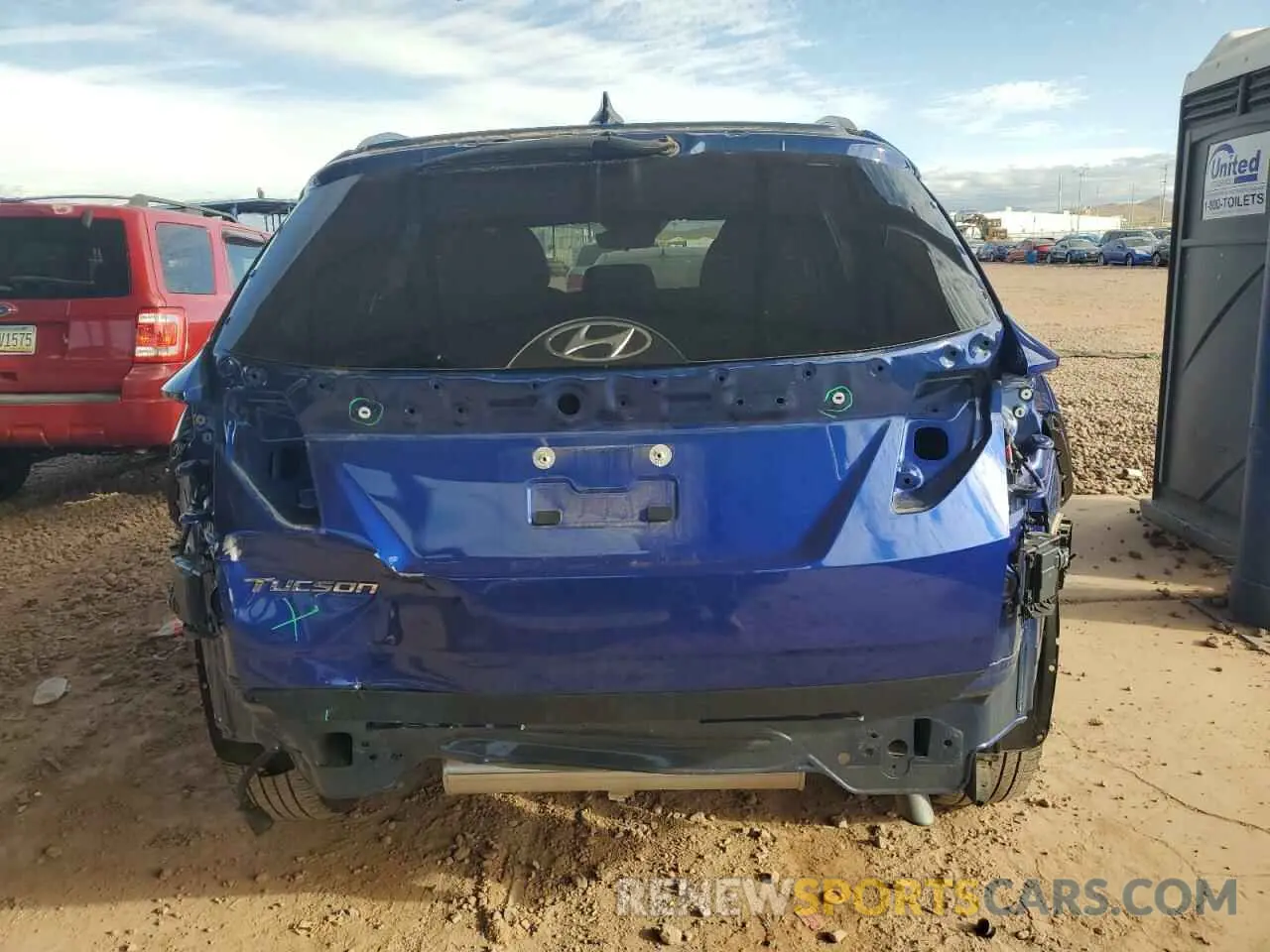 6 fotografías del automóvil dañado 5NMJB3AE3PH188159 HYUNDAI TUCSON 2023