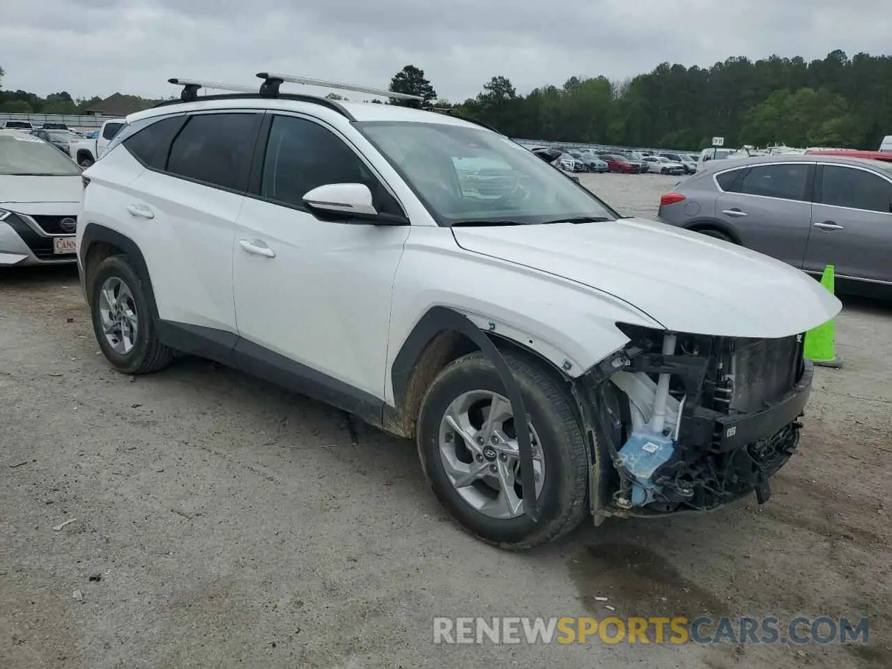 4 fotografías del automóvil dañado 5NMJB3AE3PH289377 HYUNDAI TUCSON 2023