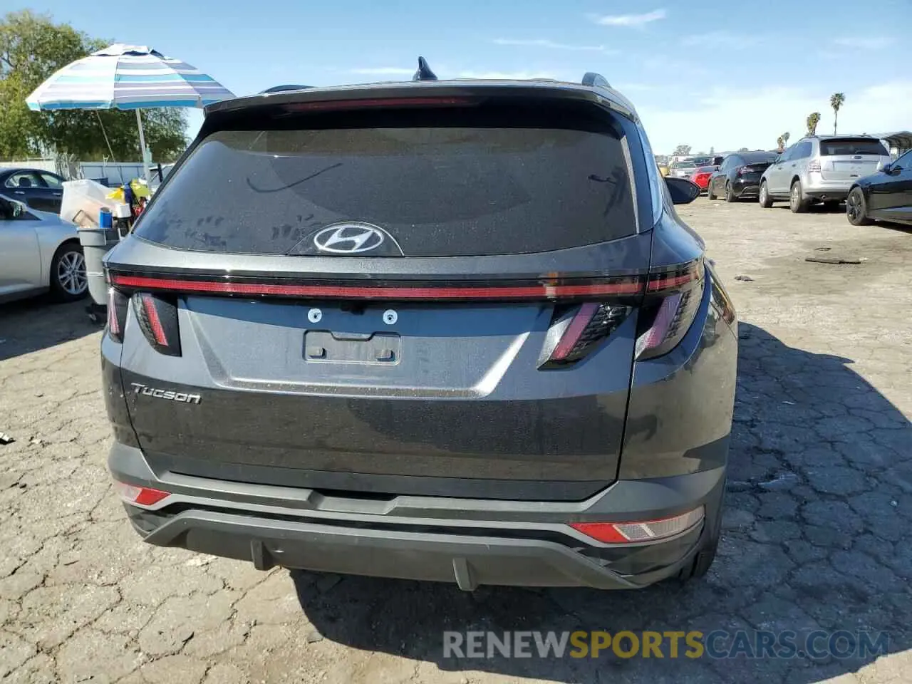 6 fotografías del automóvil dañado 5NMJB3AE4PH233335 HYUNDAI TUCSON 2023