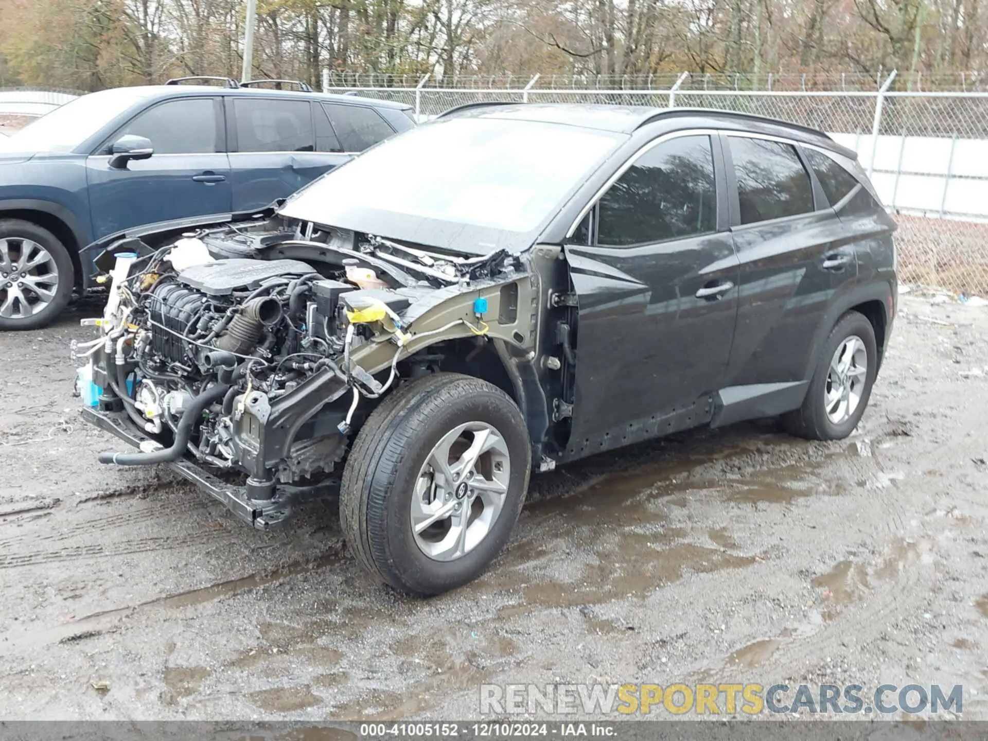 2 fotografías del automóvil dañado 5NMJB3AE7PH206355 HYUNDAI TUCSON 2023