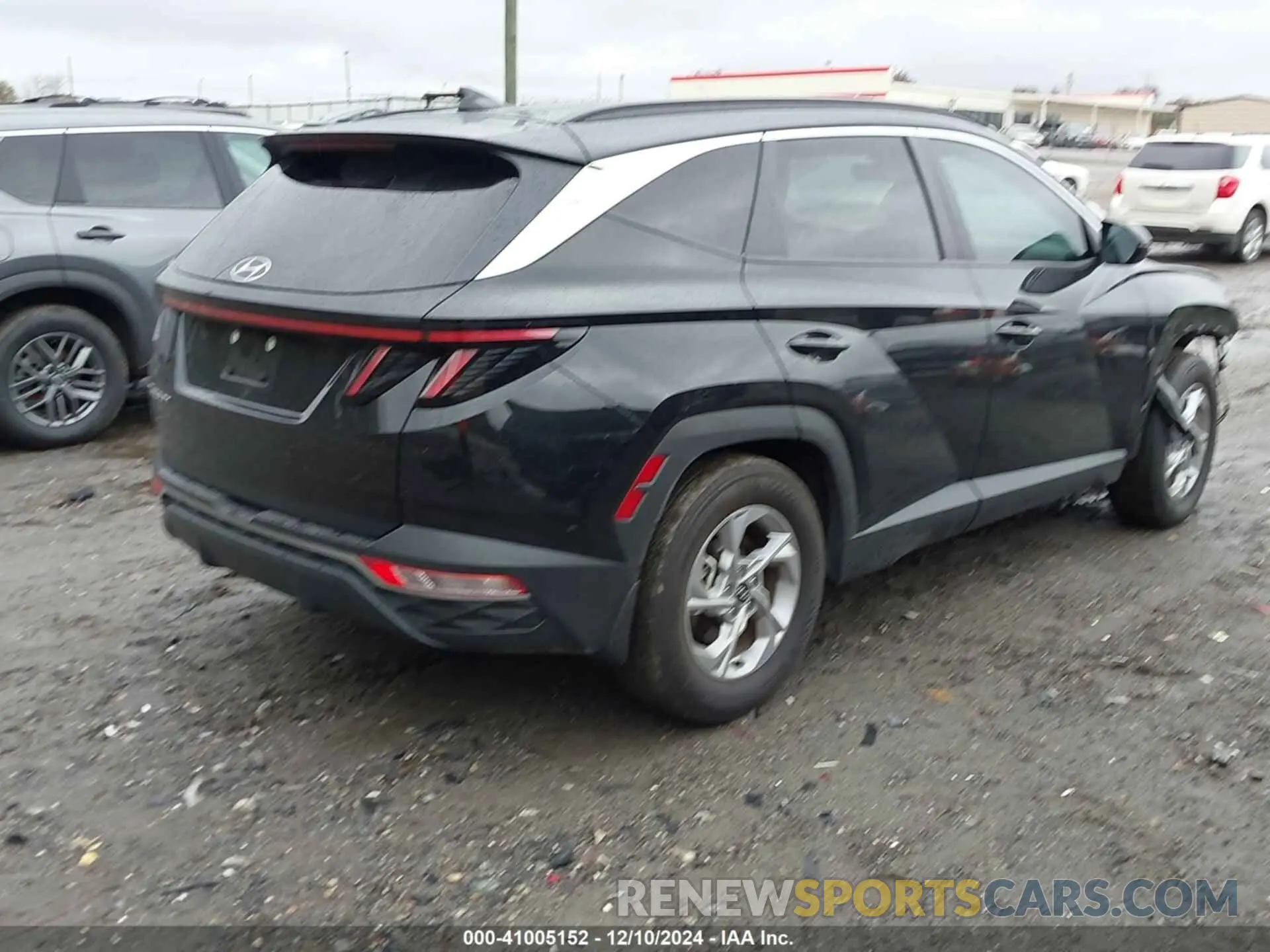 4 fotografías del automóvil dañado 5NMJB3AE7PH206355 HYUNDAI TUCSON 2023