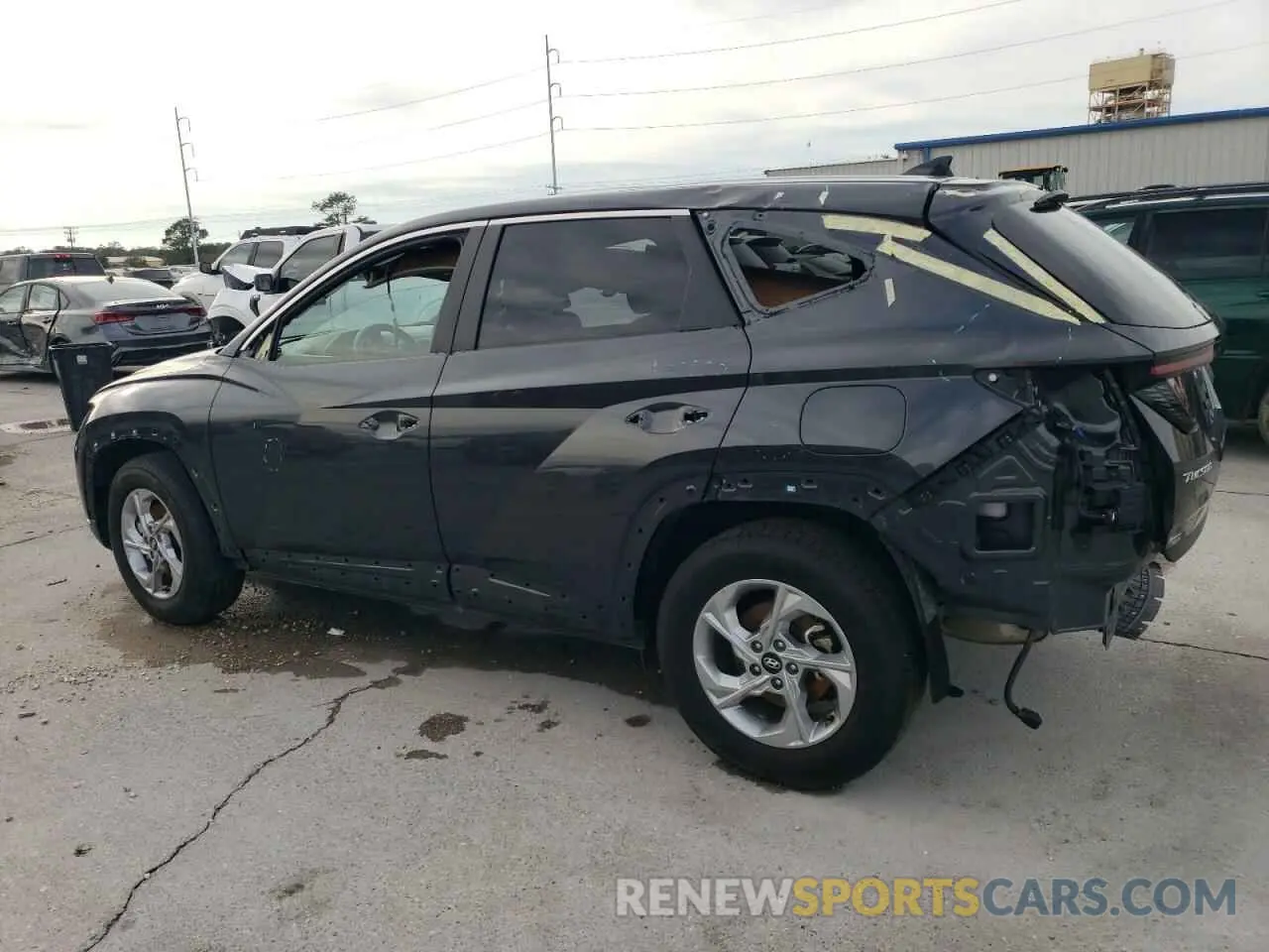 2 fotografías del automóvil dañado 5NMJB3AEXPH198686 HYUNDAI TUCSON 2023